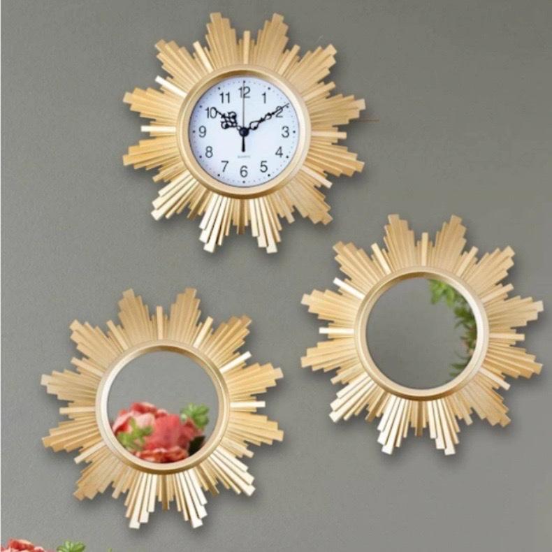 3 in 1 decorative wall clock