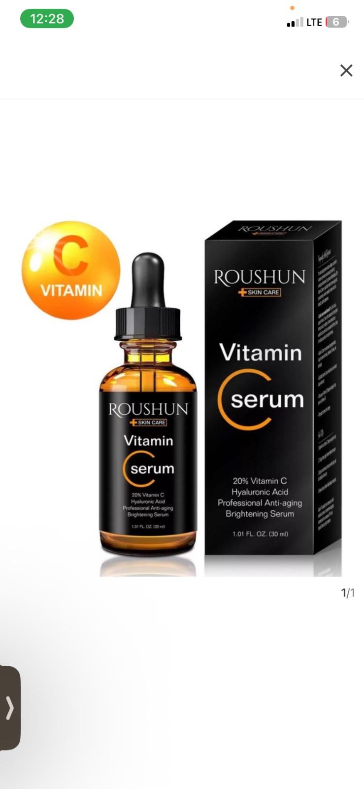 Roushun vitamin c face serum