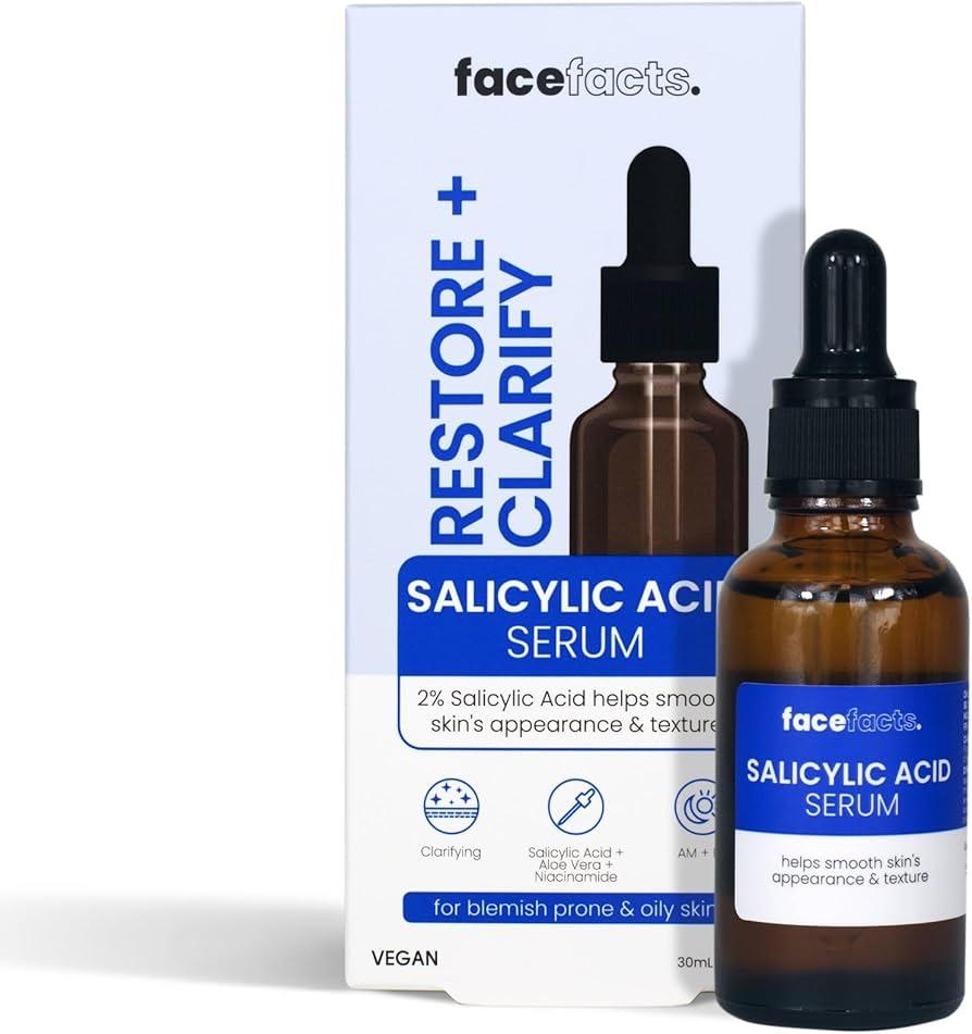 Face facts salicylic acid serum