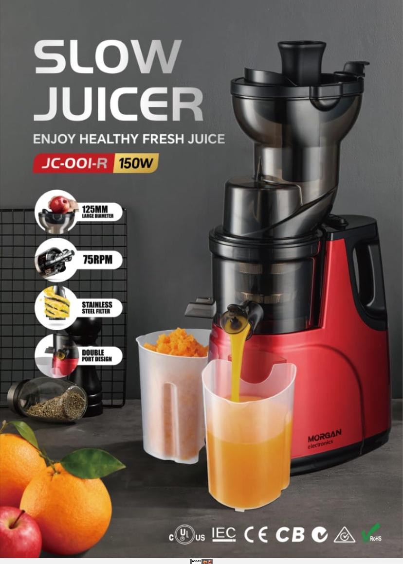 3. Morgan Electronics Slow Juicer – JC-001-R
