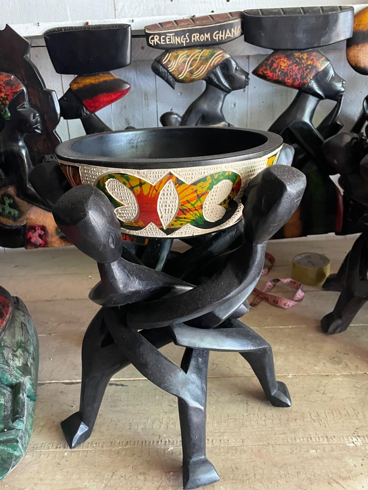 Unity and Bowl (5 headed wooden unity)