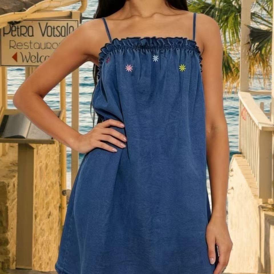 Loose demin dress