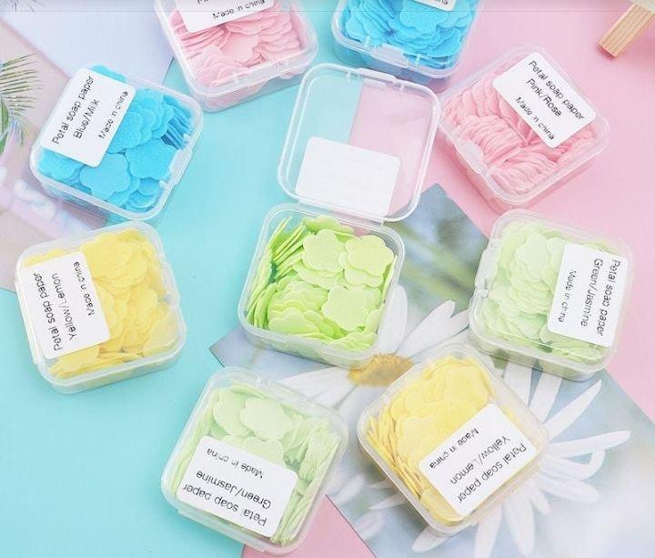 Petal soap