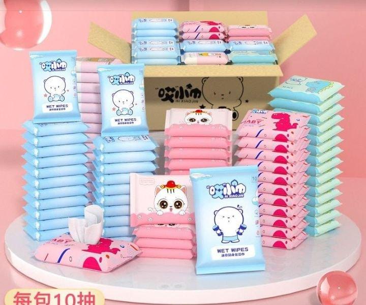 Mini wet wipes