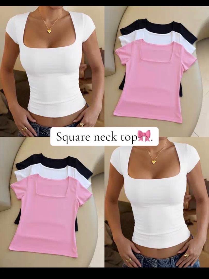 Square neck top 