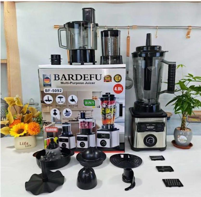 HIGH QUALITY BARDEFU 8-in-1 Blender BF-5092 – Multifunctional Kitchen Blender 4L