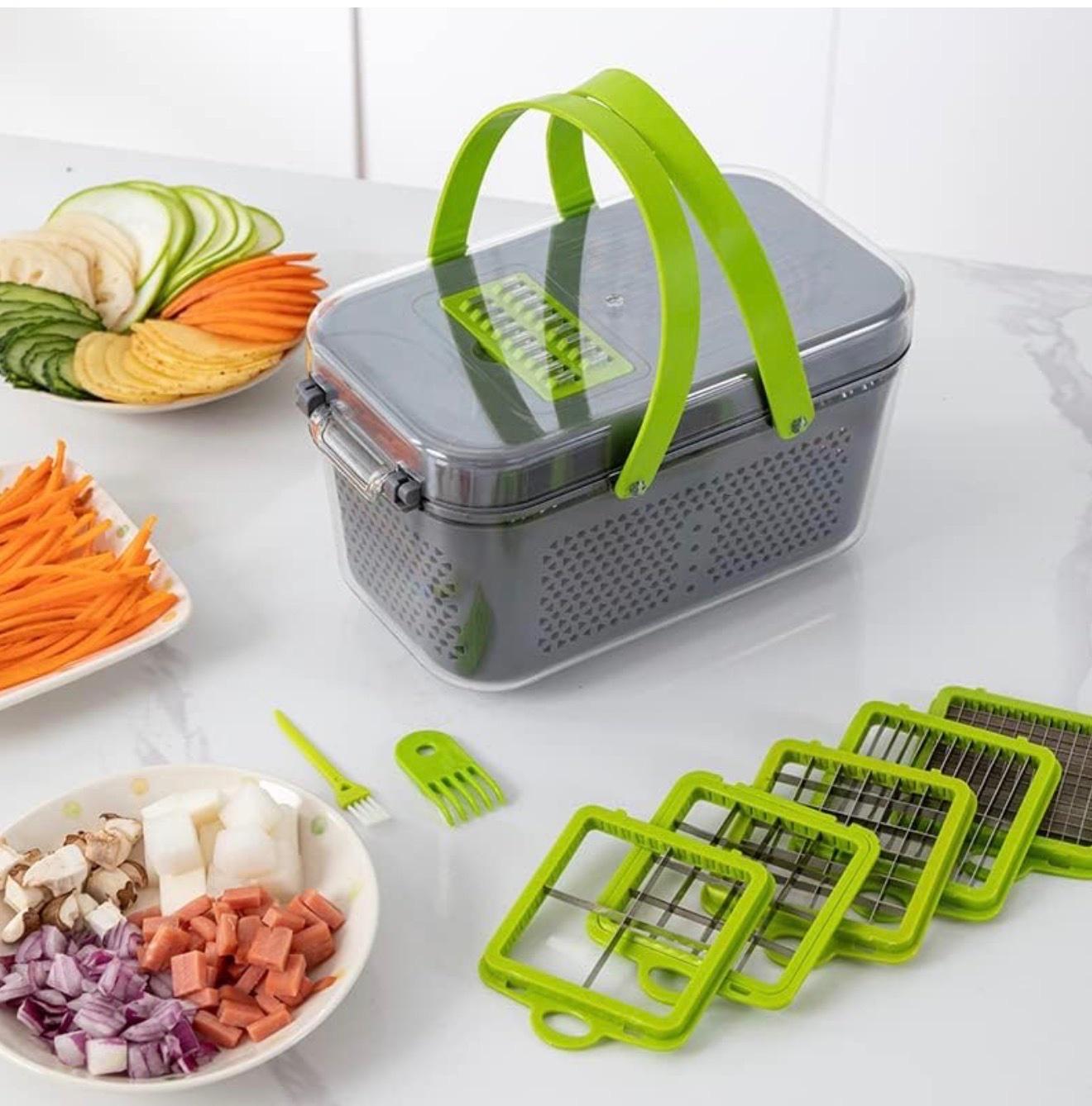 High Quality 22-in-1 Multifunctional Vegetable Cutter – Food Slicer, Chopper & Grater