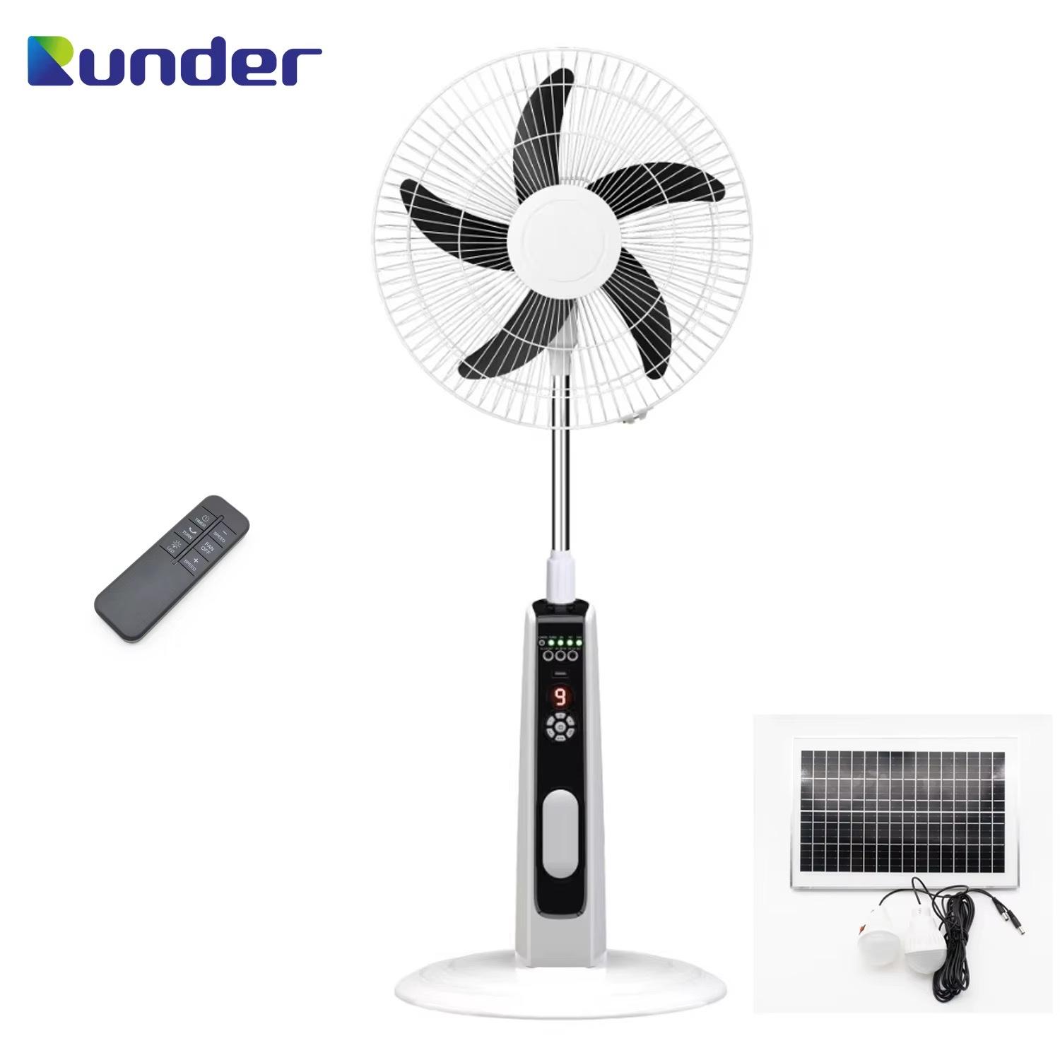 High Quality Electric Remote Control Solar fan