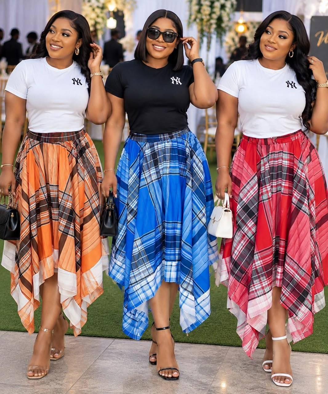 Top and skirt for ladies