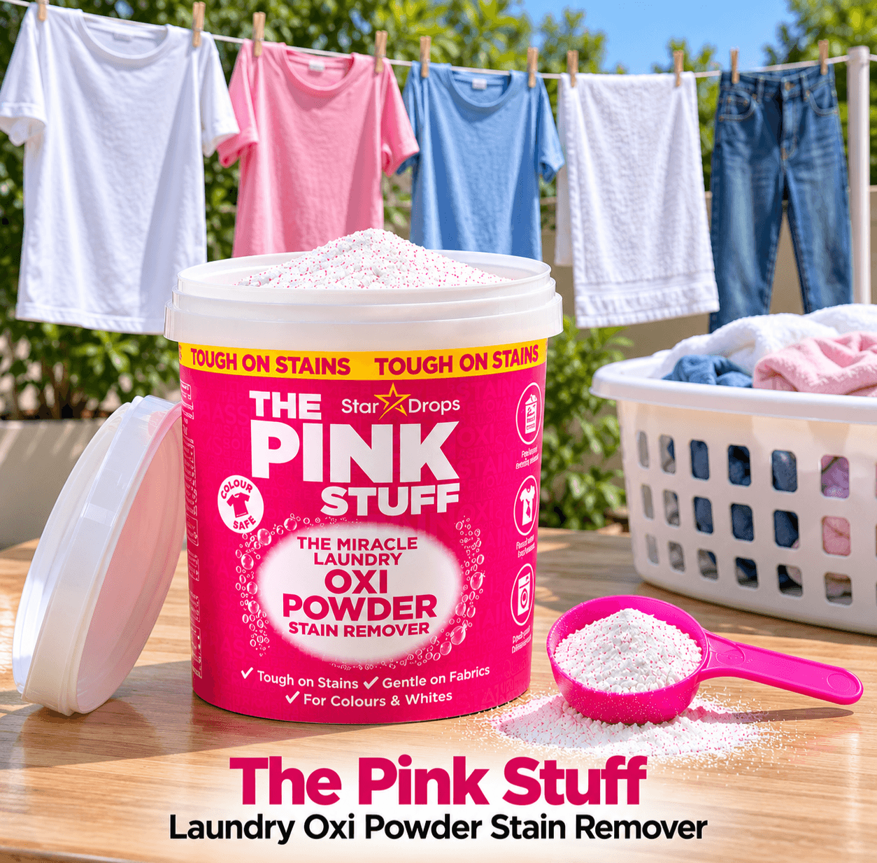 The Pink Stuff Laundry Oxi Powder Stain Remover