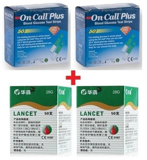 100 Test Strips And Lancets.
