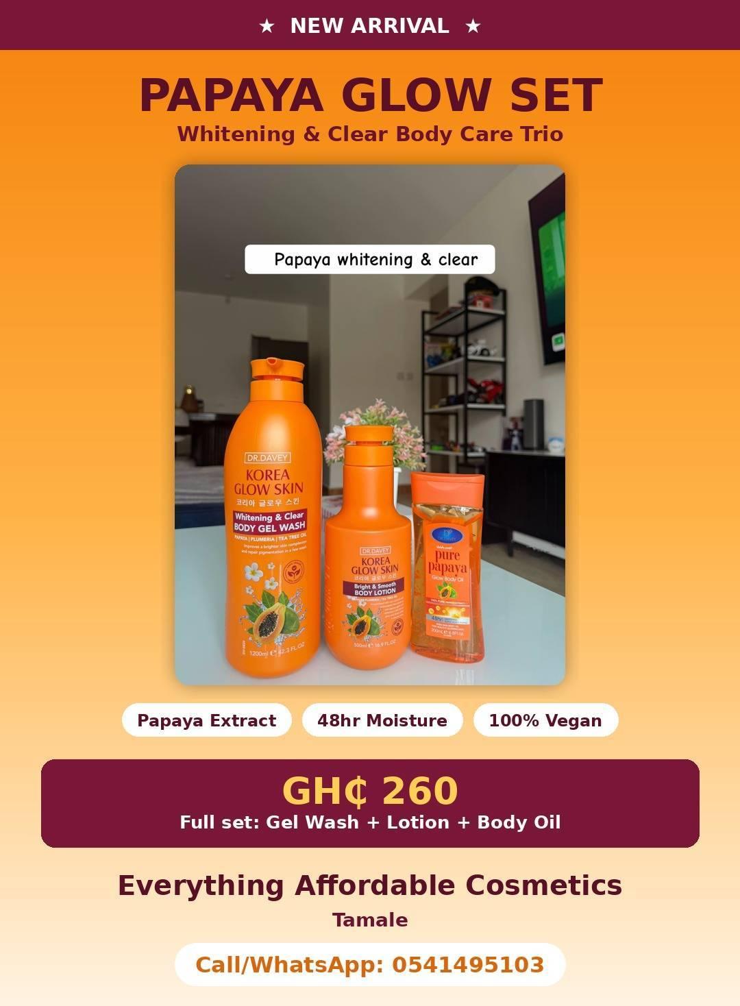 Papaya  Dr Davey set