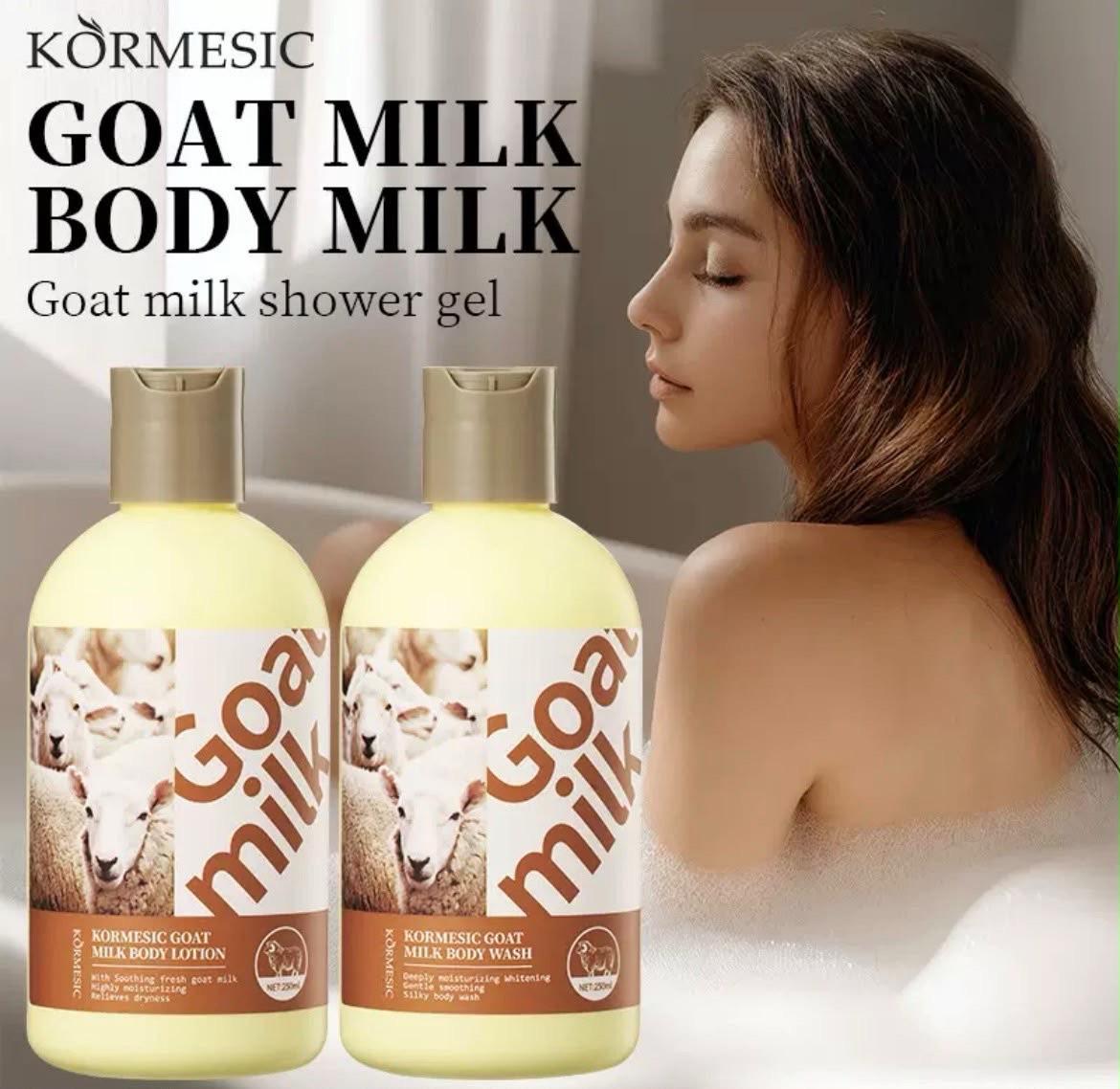 Goat milk shower gel