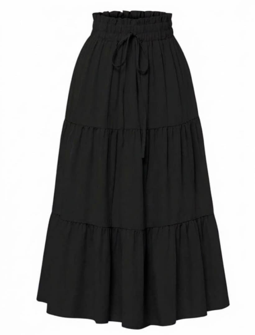 Maxi skirt black